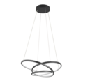Trio Lighting Trio DARVIN hanglamp | LED | mat zwart | 64 x 49 cm | IP20 | 1x 34W | 4500 lm | 2300+3000+4000K | dimbaar