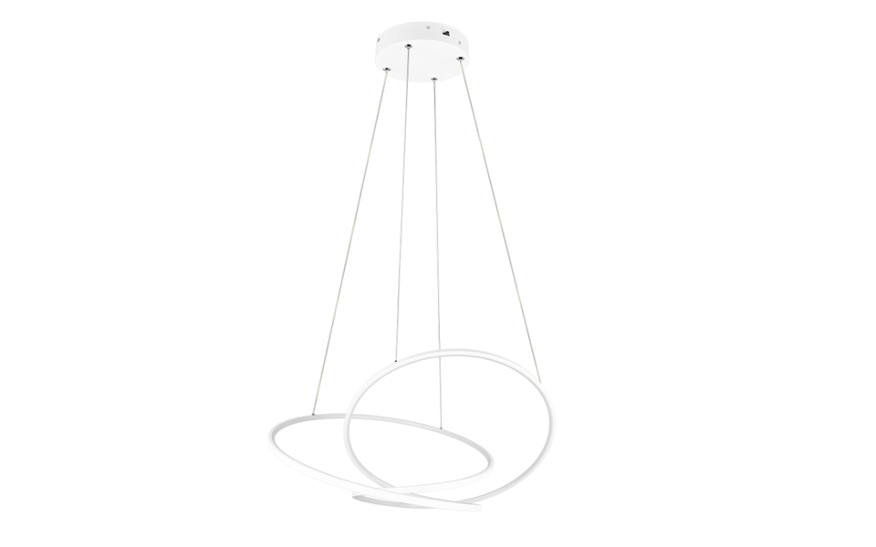 Trio Lighting Trio DARVIN hanglamp | LED | wit mat | 84 x 66 cm | IP20 | 1x 52W | 6700 lm | 2300+3000+4000K | dimbaar