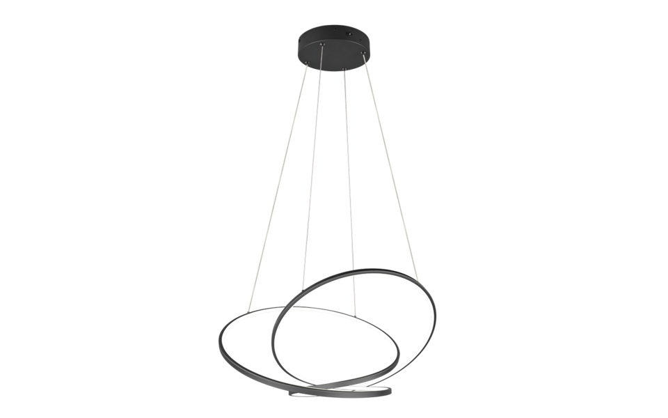 Trio Lighting Trio DARVIN LED pendant light | 1x 54W 6700 lm 4000K | black | IP20 | 150 cm Trio Lighting Trio DARVIN LED pendant light | 1x 54W 6700 lm 4000K | black | IP20 | 150 cm