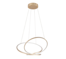 Trio Lighting Trio DARVIN hanglamp | LED | goudkleurig | 84 x 66 cm | IP20 | 1x 52W | 6700 lm | 2300+3000+4000K | dimbaar