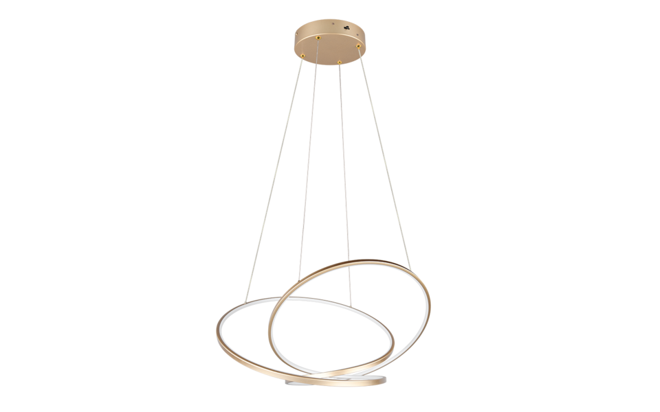 Trio Lighting Trio DARVIN hanglamp | LED | goudkleurig | 84 x 66 cm | IP20 | 1x 52W | 6700 lm | 2300+3000+4000K | dimbaar Trio Lighting Trio DARVIN hanglamp | LED | goudkleurig | 84 x 66 cm | IP20 | 1x 52W | 6700 lm | 2300+3000+4000K | dimbaar