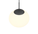 Trio Lighting Trio FOMENTO pendant light | 1x E27 max 40W | black | Ø 30 cm | IP20 | 150 cm