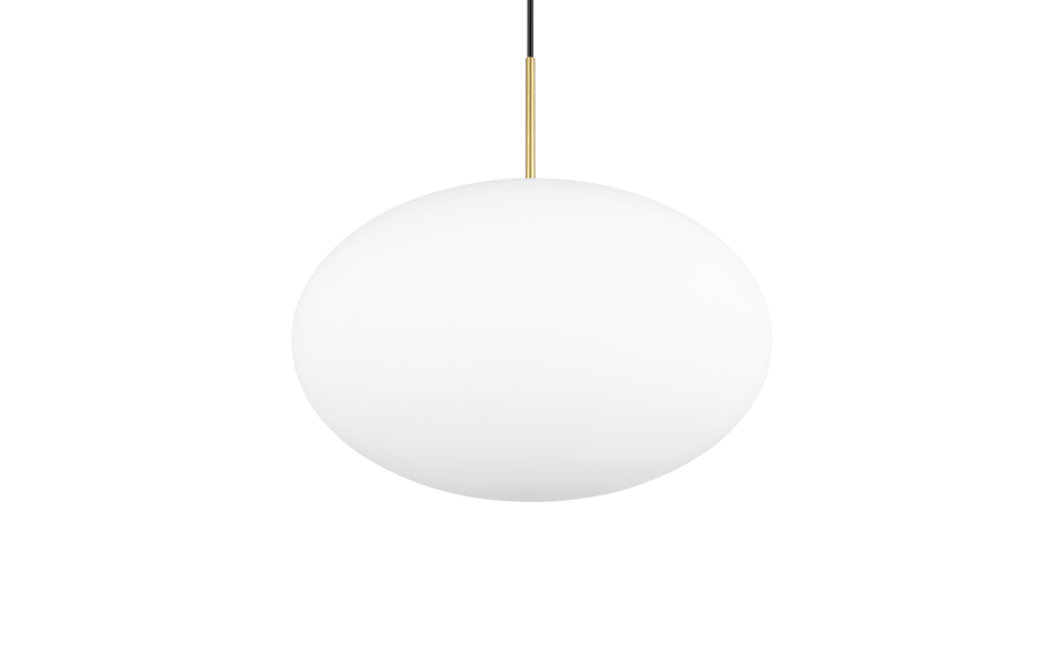 Trio Lighting Trio FOMENTO hanglamp | E27 Fitting | messing mat met wit | Ø 40 cm | IP20 | excl. 1x E27 | max. 15W Trio Lighting Trio FOMENTO hanglamp | E27 Fitting | messing mat met wit | Ø 40 cm | IP20 | excl. 1x E27 | max. 15W