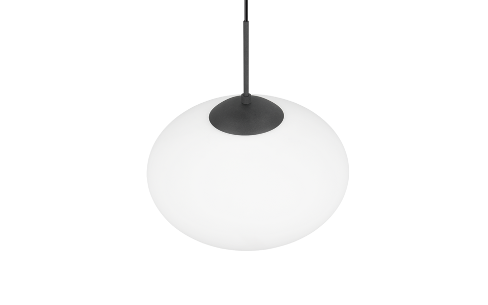 Trio Lighting Trio FOMENTO pendant light | 1x E27 max 40W | black | Ø 40 cm | IP20 | 150 cm Trio Lighting Trio FOMENTO pendant light | 1x E27 max 40W | black | Ø 40 cm | IP20 | 150 cm