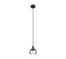 Trio Lighting Trio MOLLY pendant light | 1x E14 max 40W | black | Ø 12 cm | IP20 | 120 cm