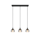 Trio Lighting Trio MOLLY pendant light | 3x E14 max 40W | black | IP20 | 120 cm