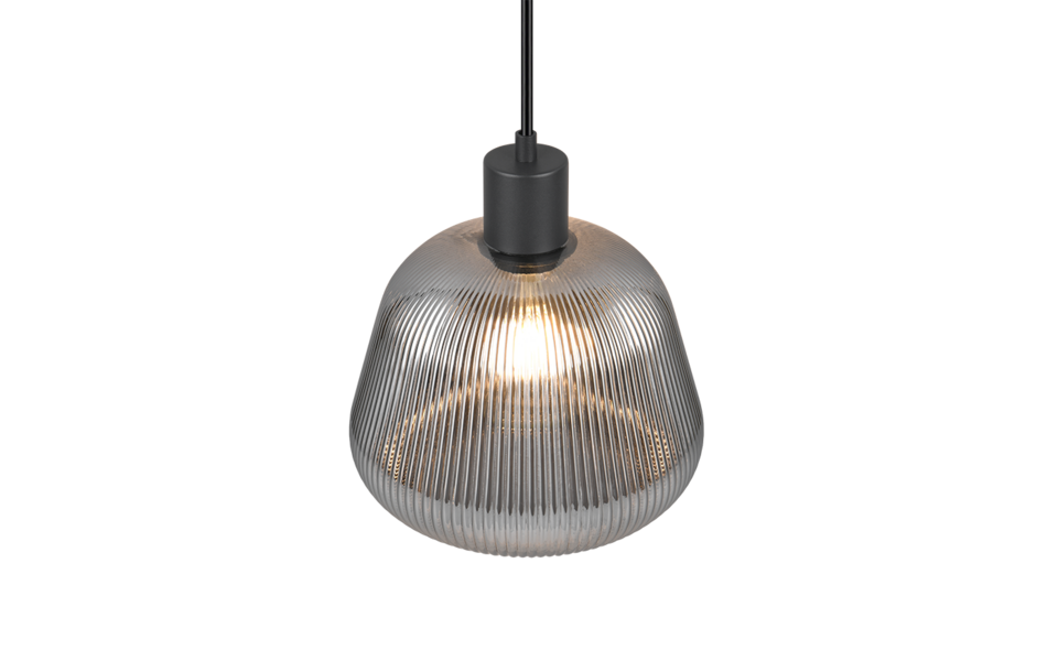 Trio Lighting Trio TARIFA pendant light | 1x E27 max 40W | black | Ø 22 cm | IP20 | 150 cm Trio Lighting Trio TARIFA pendant light | 1x E27 max 40W | black | Ø 22 cm | IP20 | 150 cm