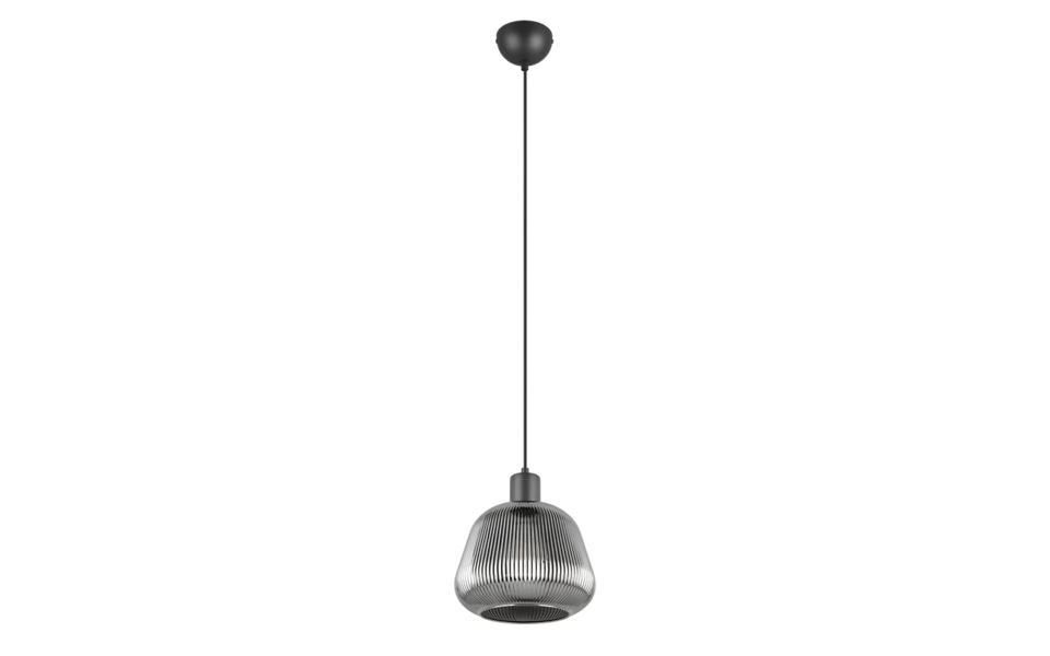 Trio Lighting Trio TARIFA pendant light | 1x E27 max 40W | black | Ø 22 cm | IP20 | 150 cm Trio Lighting Trio TARIFA pendant light | 1x E27 max 40W | black | Ø 22 cm | IP20 | 150 cm