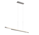 Trio Lighting Trio ODIO hanglamp | LED | nikkel mat | 110 x 8,5 cm | IP20 | 1x 22W | 2500 lm | 3000K | dimbaar