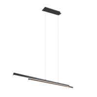 Trio ODIO hanglamp | LED | mat zwart | 110 x 8,5 cm | IP20 Trio ODIO hanglamp | LED | mat zwart | 110 x 8,5 cm | IP20