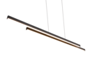Trio Lighting Trio ODIO hanglamp | LED | mat zwart | 110 x 8,5 cm | IP20 | 1x 22W | 2500 lm | 3000K | dimbaar