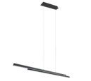 Trio Lighting Trio ODIO hanglamp | LED | mat zwart | 110 x 8,5 cm | IP20 | 1x 22W | 2500 lm | 3000K | dimbaar