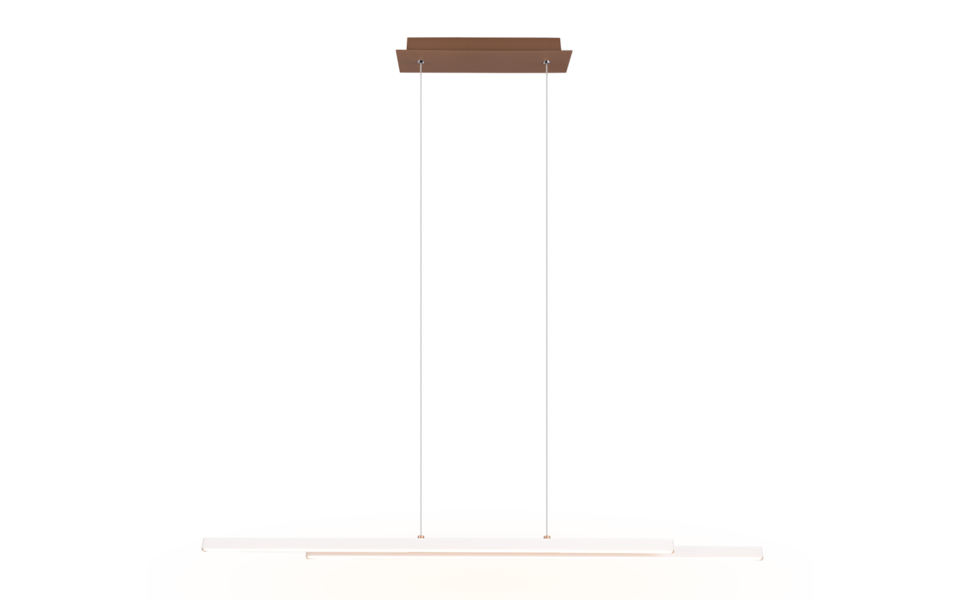 Trio Lighting Trio ODIO hanglamp | LED | warm grijs | 110 x 8,5 cm | IP20 | 1x 22W | 2500 lm | 3000K | dimbaar Trio Lighting Trio ODIO hanglamp | LED | warm grijs | 110 x 8,5 cm | IP20 | 1x 22W | 2500 lm | 3000K | dimbaar
