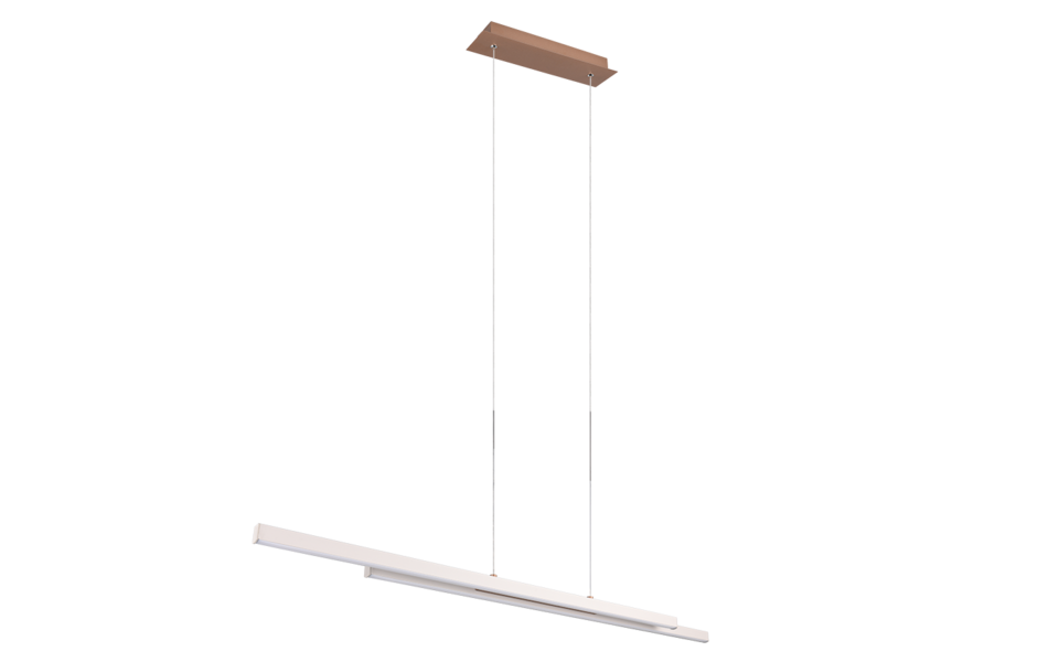 Trio Lighting Trio ODIO hanglamp | LED | warm grijs | 110 x 8,5 cm | IP20 | 1x 22W | 2500 lm | 3000K | dimbaar Trio Lighting Trio ODIO hanglamp | LED | warm grijs | 110 x 8,5 cm | IP20 | 1x 22W | 2500 lm | 3000K | dimbaar