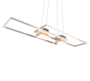 Trio Lighting Trio ALBANY hanglamp | LED | nikkel mat | 100 x 28 cm | IP20 | 1x 37W | 4300 lm | 2700-6500K | dimbaar