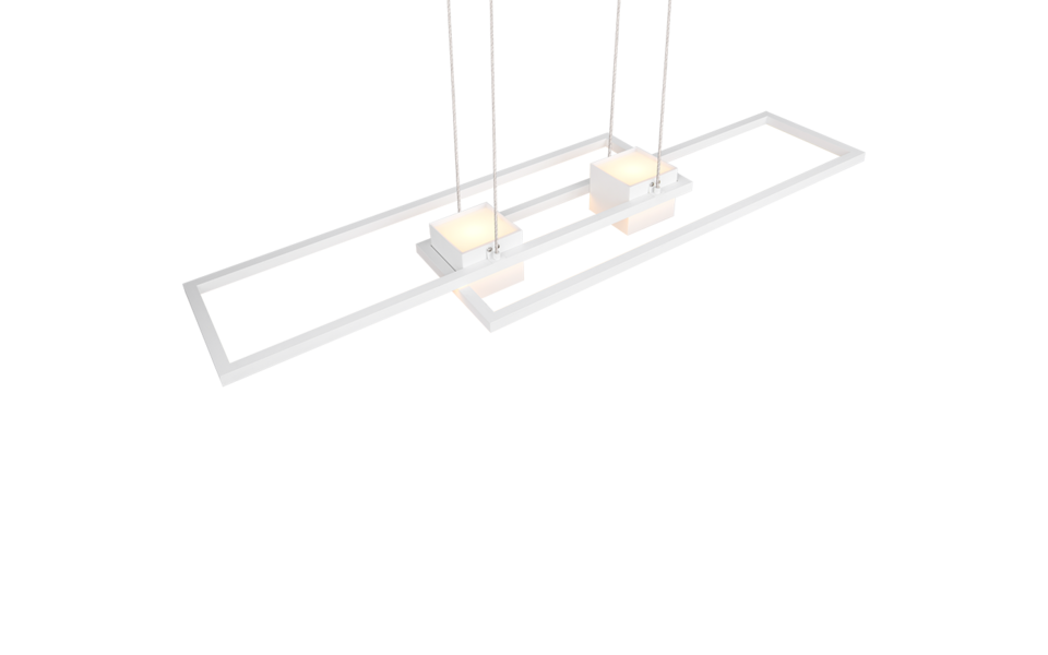 Trio Lighting Trio ALBANY LED pendant light | 1x 37W 4300 lm 2700-6500K | chrome | IP20 | 150 cm Trio Lighting Trio ALBANY LED pendant light | 1x 37W 4300 lm 2700-6500K | chrome | IP20 | 150 cm