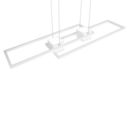 Trio Lighting Trio ALBANY hanglamp | LED | wit mat | 100 x 28 cm | IP20 | 1x 37W | 4300 lm | 2700-6500K | dimbaar