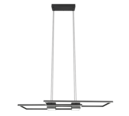 Trio Lighting Trio ALBANY hanglamp | LED | mat zwart | 100 x 28 cm | IP20 | 1x 37W | 4300 lm | 2700-6500K | dimbaar