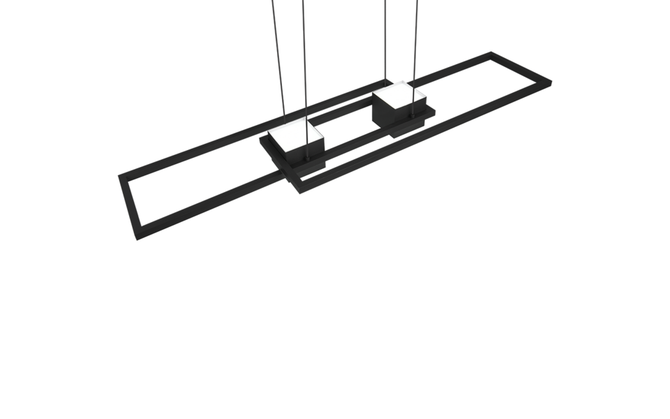 Trio Lighting Trio ALBANY LED pendant light | 1x 37W 4300 lm 2700-6500K | black | IP20 | 150 cm