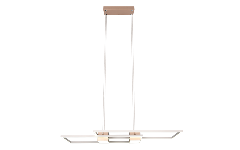 Trio Lighting Trio ALBANY LED pendant light | 1x 37W 4300 lm 2700-6500K | mocha brown | IP20 | 150 cm