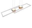 Trio Lighting Trio ALBANY LED pendant light | 1x 37W 4300 lm 2700-6500K | mocha brown | IP20 | 150 cm