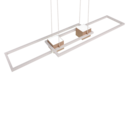 Trio Lighting Trio ALBANY hanglamp | LED | koffie | 100 x 28 cm | IP20 | 1x 37W | 4300 lm | 2700-6500K | dimbaar