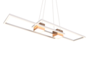 Trio Lighting Trio ALBANY LED pendant light | 1x 37W 4300 lm 2700-6500K | mocha brown | IP20 | 150 cm