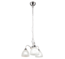 Trio Lighting Trio DOBBY hanglamp | E27 Fitting | nikkel mat met albast | Ø 43 cm | IP20 | excl. 3x E27 | max. 10W