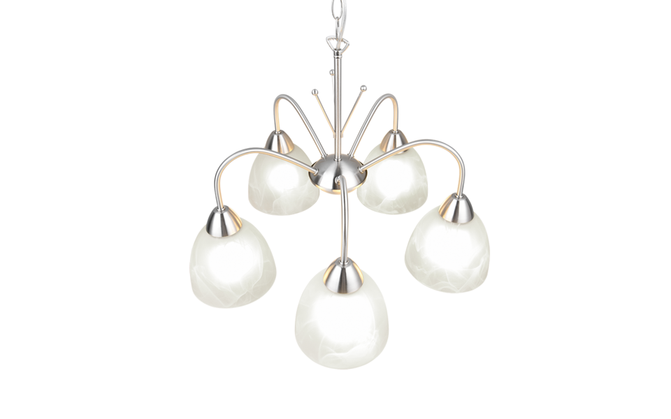 Trio Lighting Trio DOBBY pendant light | 5x E27 max 40W | Ø 55 cm | IP20 | 150 cm
