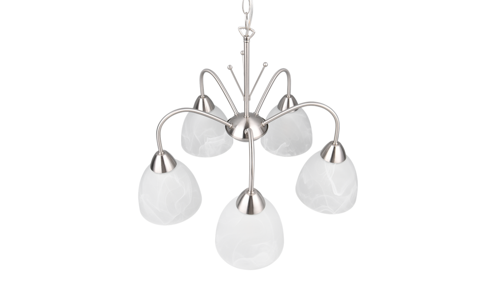 Trio Lighting Trio DOBBY pendant light | 5x E27 max 40W | Ø 55 cm | IP20 | 150 cm