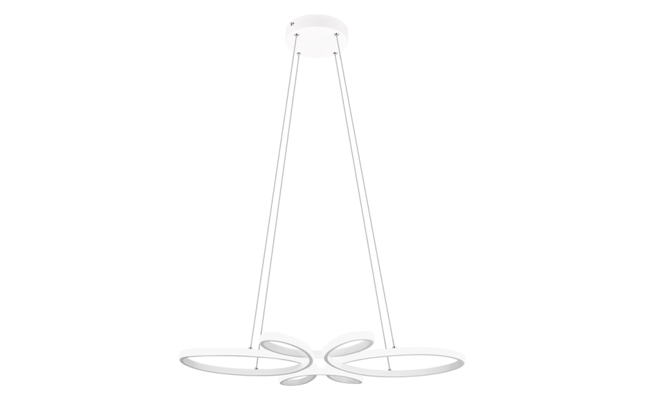 Trio Lighting Trio FLY hanglamp | LED | wit mat | 83 x 45,5 cm | IP20 | 1x 32W | 3900 lm | 4000K | dimbaar Trio Lighting Trio FLY hanglamp | LED | wit mat | 83 x 45,5 cm | IP20 | 1x 32W | 3900 lm | 4000K | dimbaar