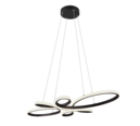 Trio Lighting Trio FLY hanglamp | LED | mat zwart | 83 x 45,5 cm | IP20 | 1x 32W | 3900 lm | 3000K | dimbaar