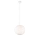 Trio Lighting Trio FURRY pendant light | 1x E27 max 40W | white | Ø 35 cm | IP20 | 150 cm