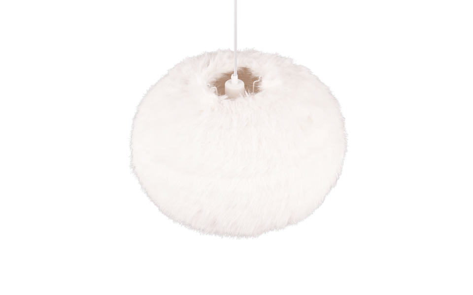 Trio Lighting Trio FURRY hanglamp | E27 Fitting | wit | Ø 50 cm | IP20 | excl. 1x E27 | max. 10W