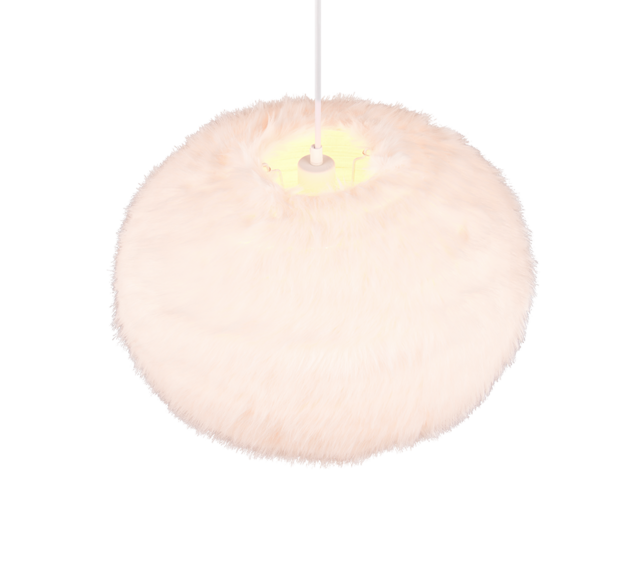 Synthetisch pluche, Lampenkap
