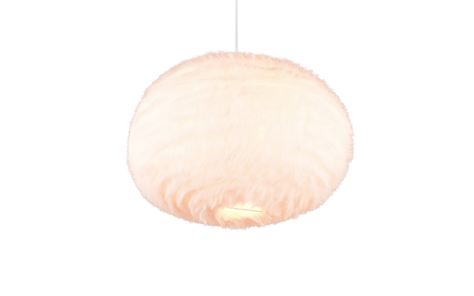 Trio Lighting Trio FURRY hanglamp | E27 Fitting | wit | Ø 50 cm | IP20 | excl. 1x E27 | max. 10W