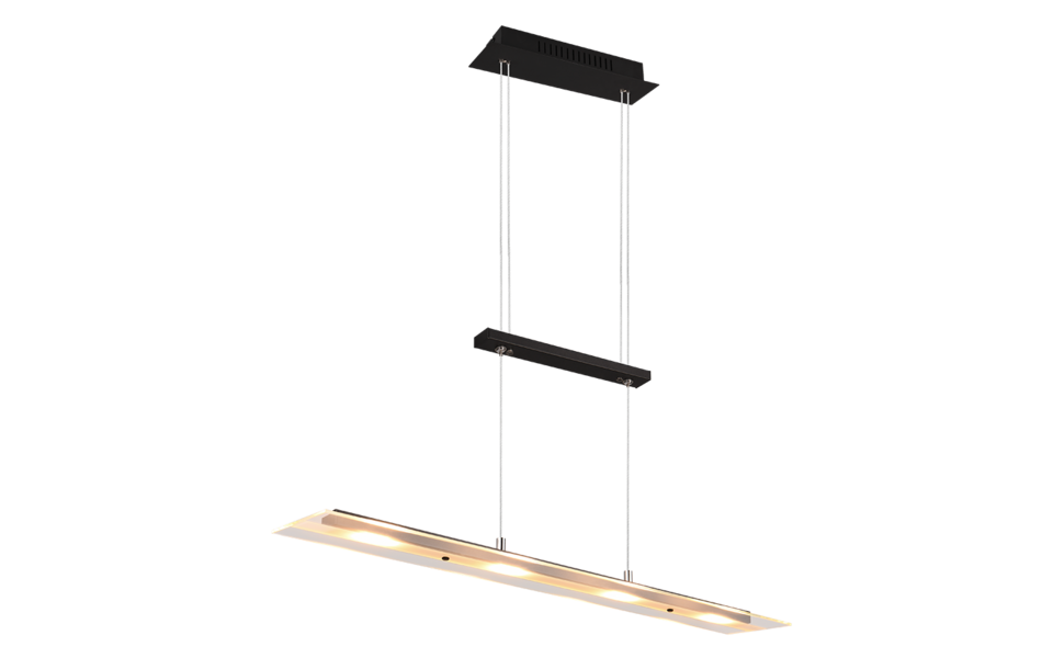 Trio Lighting Trio MILOS LED pendant light | 4x 5W 3000K | black | IP20 | 95 cm Trio Lighting Trio MILOS LED pendant light | 4x 5W 3000K | black | IP20 | 95 cm
