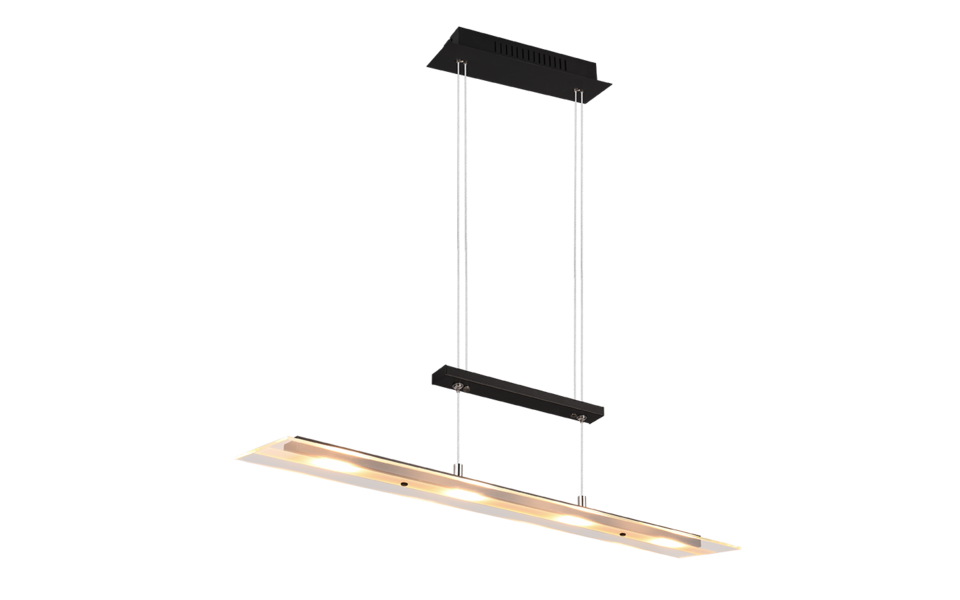 Trio Lighting Trio MILOS LED pendant light | 4x 5W 3000K | black | IP20 | 95 cm Trio Lighting Trio MILOS LED pendant light | 4x 5W 3000K | black | IP20 | 95 cm