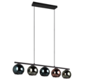 Trio Lighting Trio SHELDON hanglamp | E14 Fitting | multicolor met blauw met groen met koperkleurig | Ø 13 cm | IP20 | excl. 5x E14 | max. 10W