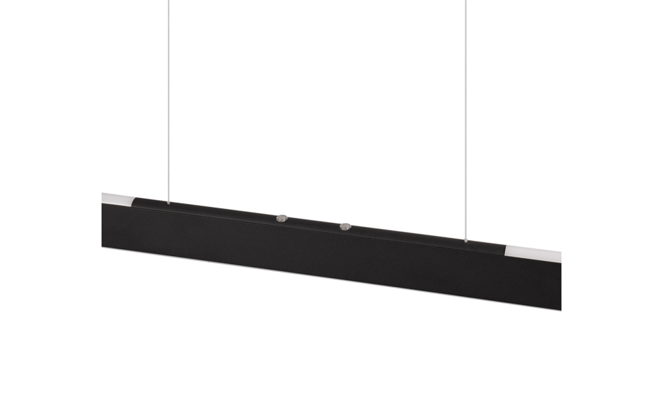Trio Lighting Trio HELIOS hanglamp | LED | mat zwart | 100 x 8,5 cm | IP20 | 1x 28W | 3300 lm | 2700-6500K | dimbaar