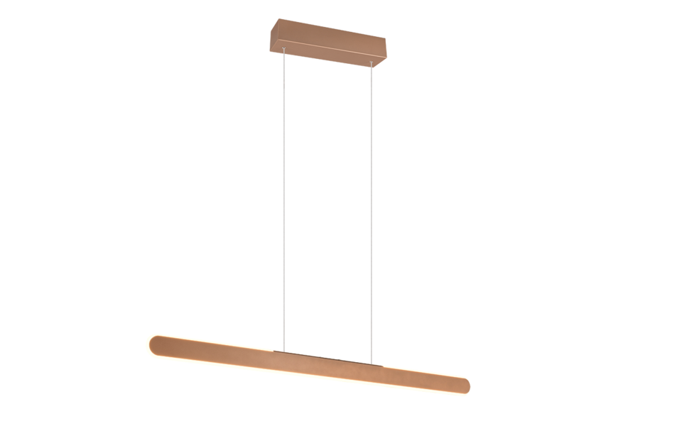 Trio Lighting Trio HELIOS LED pendant light | 1x 28W 3300 lm 2700-6500K | mocha brown | IP20 | 60 cm