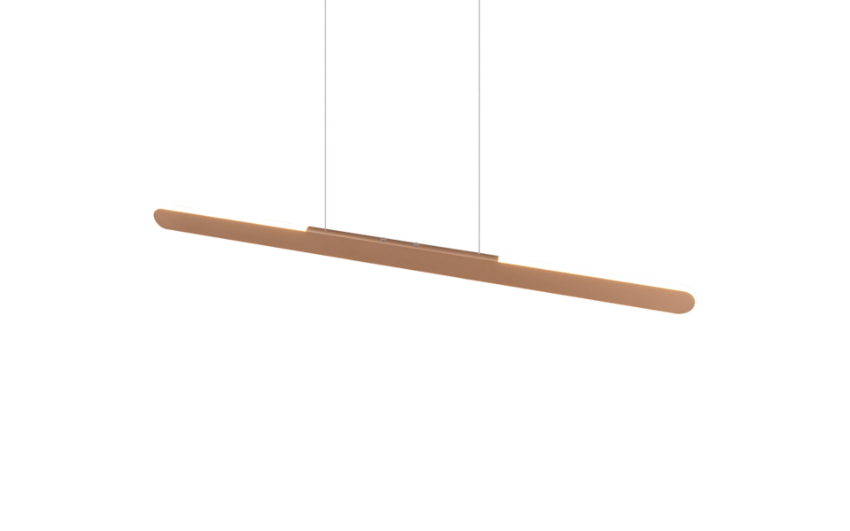 Trio Lighting Trio HELIOS hanglamp | LED | koffie | 100 x 8,5 cm | IP20 | 1x 28W | 3300 lm | 2700-6500K | dimbaar