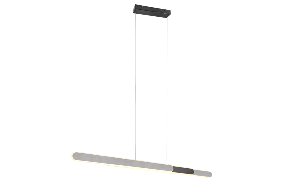 Trio Lighting Trio HELIOS hanglamp | LED | geborsteld aluminium | 130 x 6 cm | IP20 | 1x 48W | 5800 lm | 2700-6500K | dimbaar Trio Lighting Trio HELIOS hanglamp | LED | geborsteld aluminium | 130 x 6 cm | IP20 | 1x 48W | 5800 lm | 2700-6500K | dimbaar