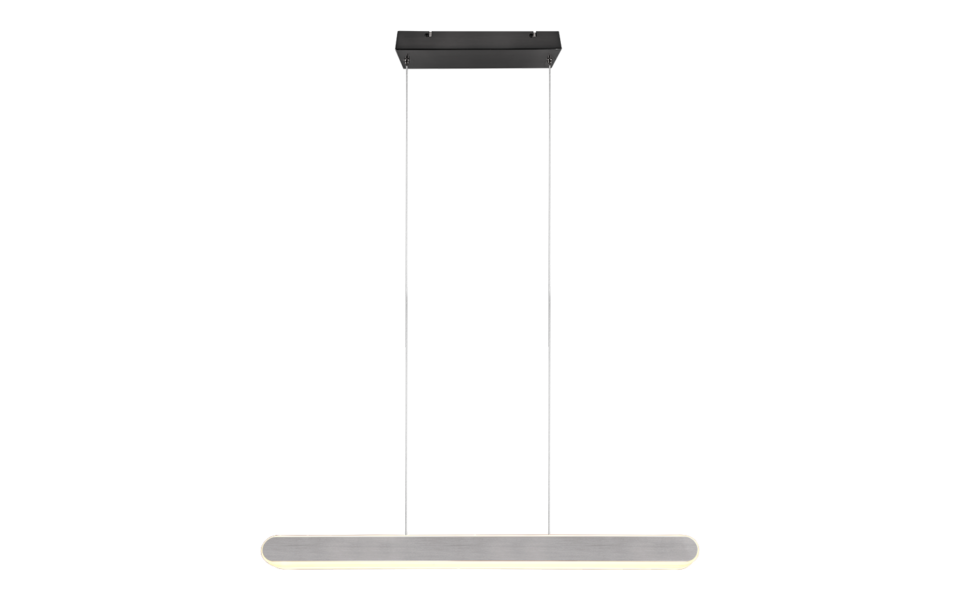 Trio Lighting Trio HELIOS hanglamp | LED | geborsteld aluminium | 130 x 6 cm | IP20 | 1x 48W | 5800 lm | 2700-6500K | dimbaar Trio Lighting Trio HELIOS hanglamp | LED | geborsteld aluminium | 130 x 6 cm | IP20 | 1x 48W | 5800 lm | 2700-6500K | dimbaar