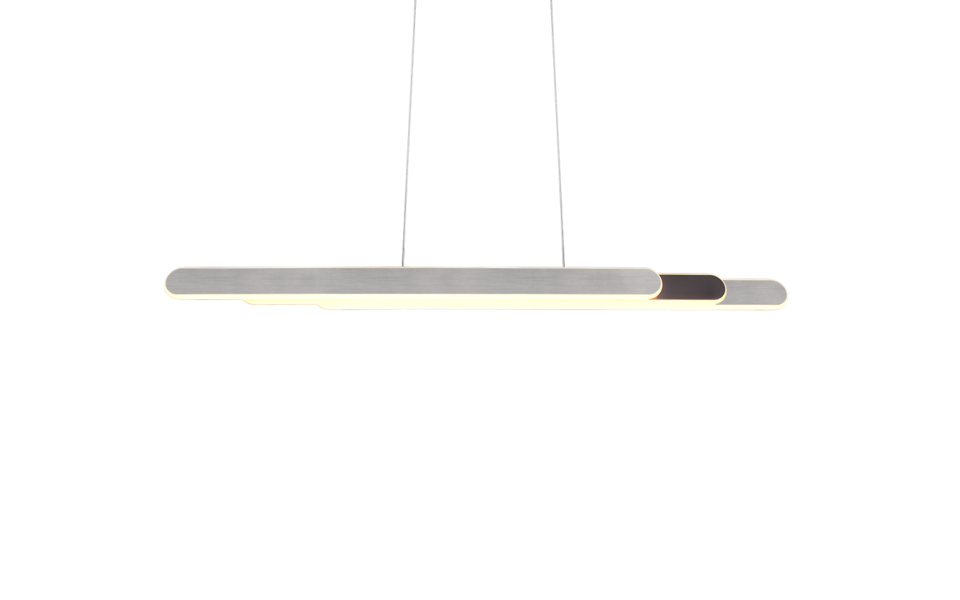 Trio Lighting Trio HELIOS hanglamp | LED | geborsteld aluminium | 130 x 6 cm | IP20 | 1x 48W | 5800 lm | 2700-6500K | dimbaar Trio Lighting Trio HELIOS hanglamp | LED | geborsteld aluminium | 130 x 6 cm | IP20 | 1x 48W | 5800 lm | 2700-6500K | dimbaar