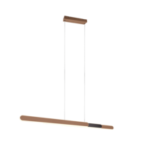 Trio HELIOS pendant light | LED | mocha brown | IP20