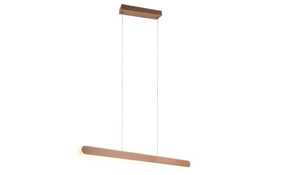 Trio Lighting Trio HELIOS hanglamp | LED | koffie | 130 x 6 cm | IP20 | 1x 48W | 5800 lm | 2700-6500K | dimbaar
