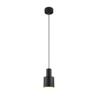 Trio AGUDO pendant light | E27 | black | Ø 12 cm | IP20