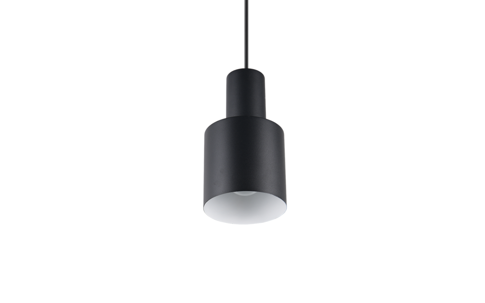 Trio Lighting Trio AGUDO hanglamp | E27 Fitting | mat zwart | Ø 12 cm | IP20 | excl. 1x E27 | max. 10W Trio Lighting Trio AGUDO hanglamp | E27 Fitting | mat zwart | Ø 12 cm | IP20 | excl. 1x E27 | max. 10W