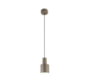 Trio Lighting Trio AGUDO hanglamp | E27 Fitting | taupe | Ø 12 cm | IP20 | excl. 1x E27 | max. 10W